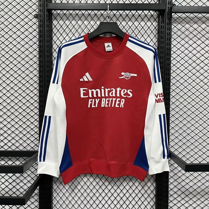 2025-2026 Arsenal Red Soccer Training Sweater