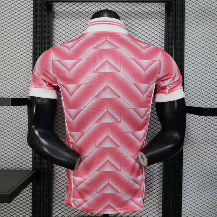 Player Version 2025-2026 Real Madrid Pink Retro Model Soccer Jersey Real Football Shirt