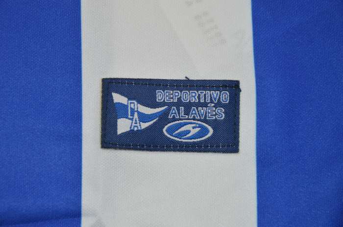Retro Jersey 1998-1999 Deportivo Alaves DESIO 16 Home Soccer Jersey Vintage Football Shirt