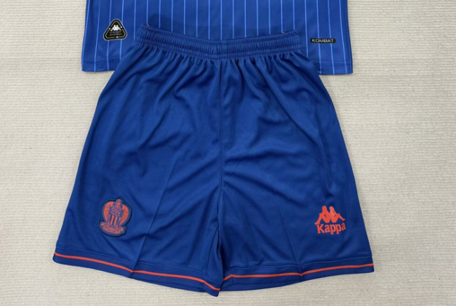 Fan Version 2025-2026 Nice Third Away Blue Soccer Shorts Football Shorts