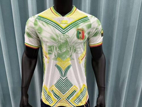 Player Version 2026 Mali White/Yellow/Green Soccer Jersey Football Shirt