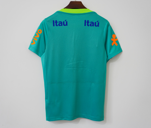 Fan Version 2024 Brazil Green Soccer Training Jersey Brasil Camisetas de Futbol