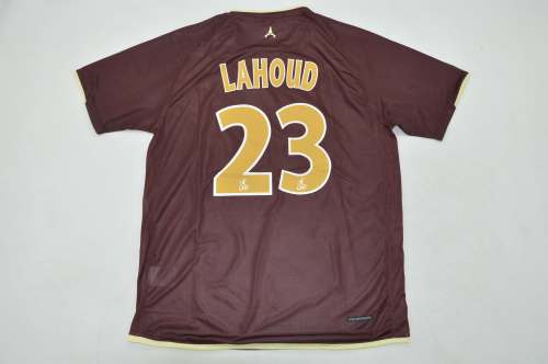 Retro Jersey 2006-2007 PSG LAHOUD 23 Away Soccer Jersey Vintage Paris Football Shirt