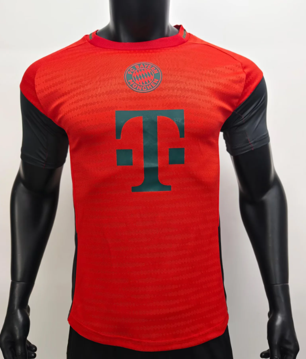 Player Version 2025-2026 Bayern Munich Red Soccer Training Jersey Bayern Munchen Football Shirt