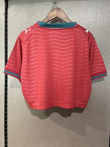 Women 2026 Portugal Home Soccer Shirt Girl Football Jersey