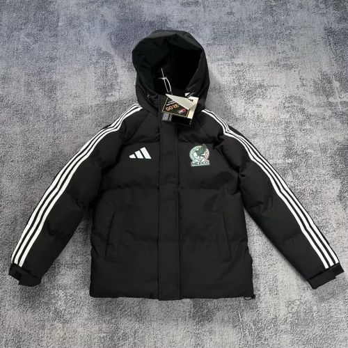 2026 Mexico Black Cotton Coat