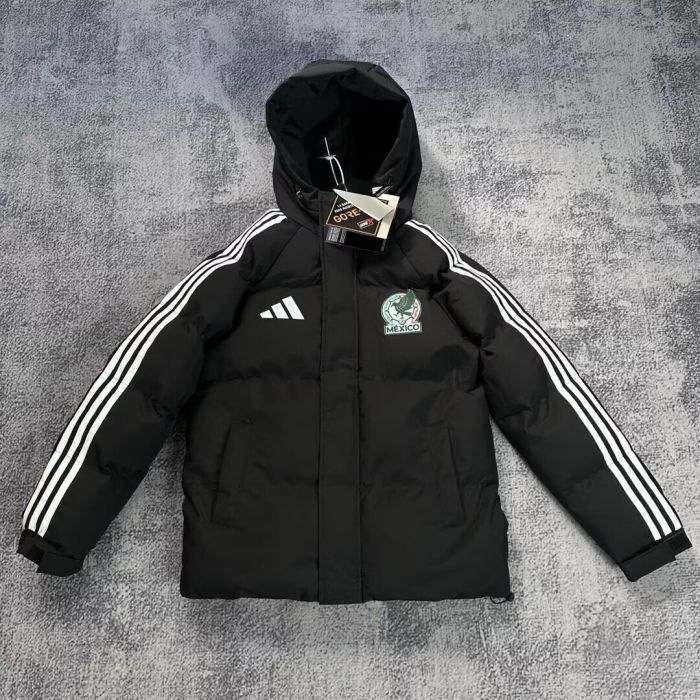 2026 Mexico Black Cotton Coat