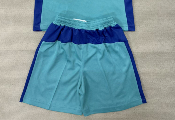 Fan Version 2025-2026 Marseille Blue Goalkeeper Soccer Shorts Football Shorts