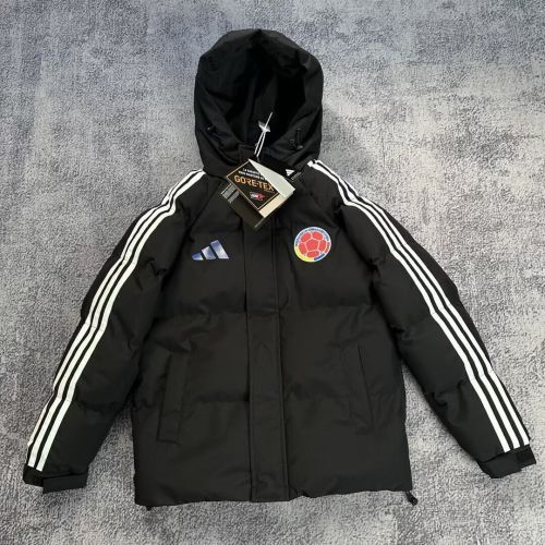 2026 Colombia Black Cotton Coat