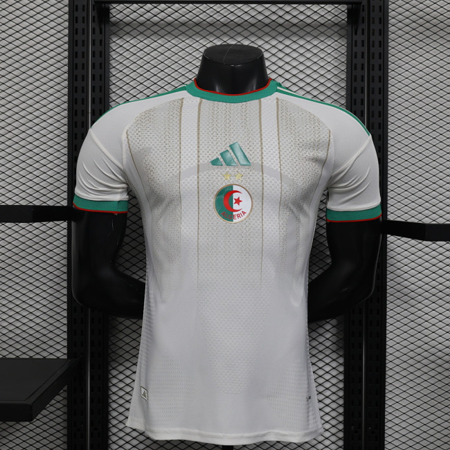 with 2 Stars Player Version 2026 Algeria Home Soccer Jersey Football Shirt