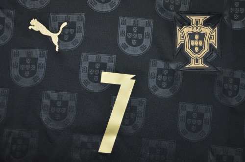 Fan Version 2026 Portugal RONALDO 7 Away Black Soccer Jersey Football Shirt
