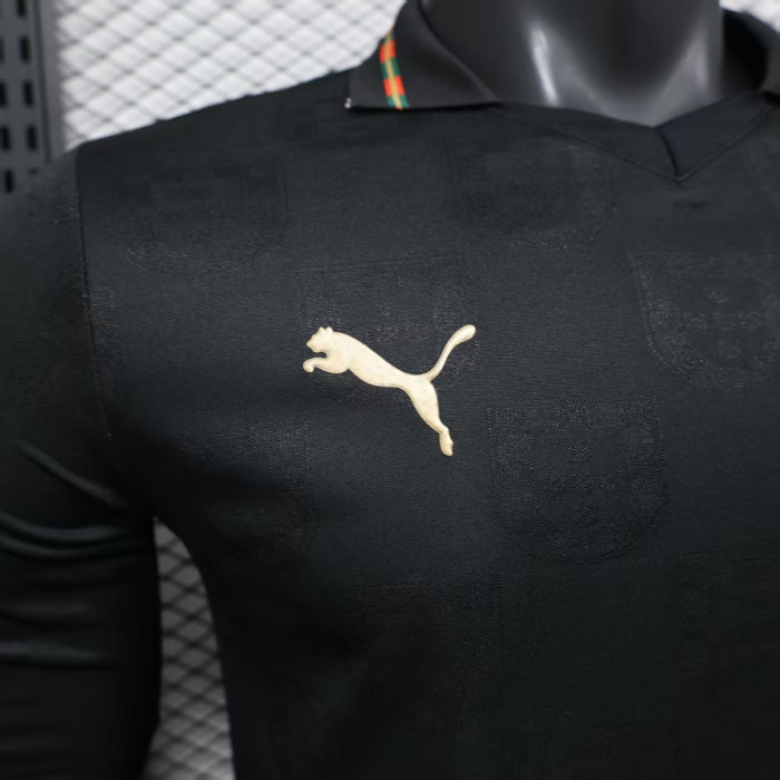 Long Sleeve Player Version 2026 Portugal Black Special Edition Soccer Jersey Football Shirt