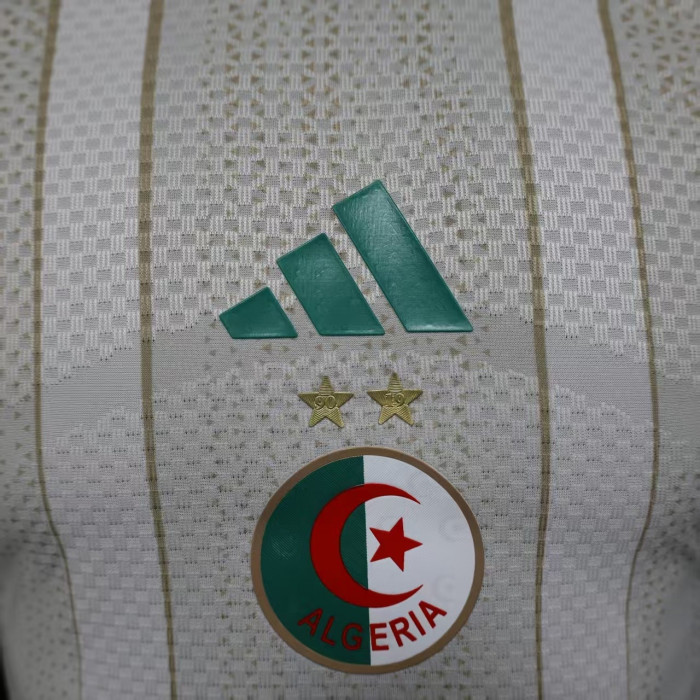 with 2 Stars Player Version 2026 Algeria Home Soccer Jersey Football Shirt