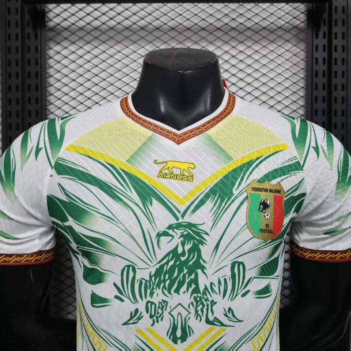 Player Version 2026 Mali White Soccer Jersey Football Shirt