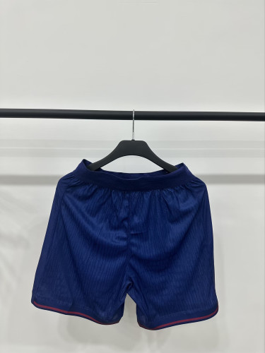 with Red Lines Player Version 2025-2026 Barcelona Home Soccer Shorts Football Shorts