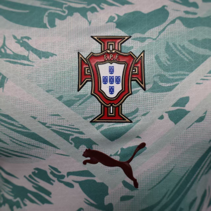 Long Sleeve Player Version 2026 Portugal Away Soccer Jersey Football Shirt