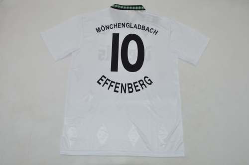 Retro Jersey 1995-1996 Borussia Monchengladbach EFFENBERG 10 Home Soccer Jersey Football Shirt
