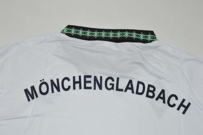 Long Sleeve Retro Jersey 1995-1996 Borussia Monchengladbach EFFENBERG 10 Home Soccer Jersey Vintage Football Shirt