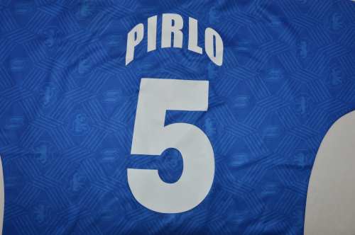 Retro Jersey 1996-1997 Brescia Calcio PIRLO 5 Home Soccer Jersey Vintage Football Shirt