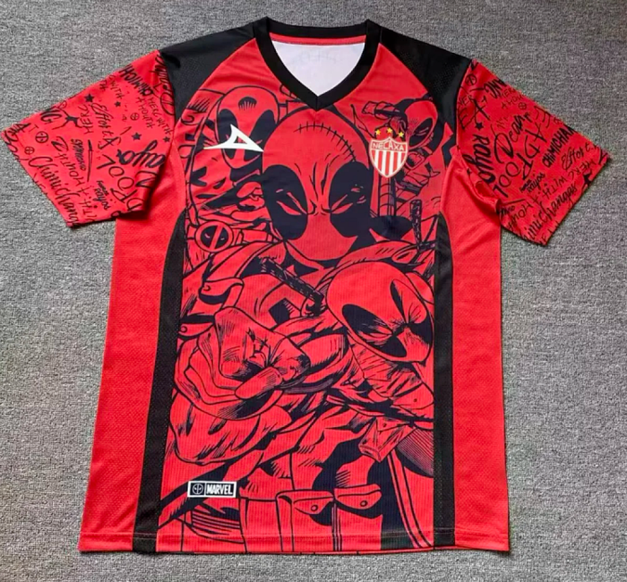 Fan Version 2025-2026 Necaxa Red Special Edition Soccer Jersey Football Shirt