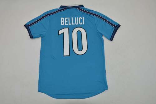 Retro Jersey 1998-1999 Calcio Napoli MARADONA 10 Home Soccer Jersey Napoles Vintage Football Shirt