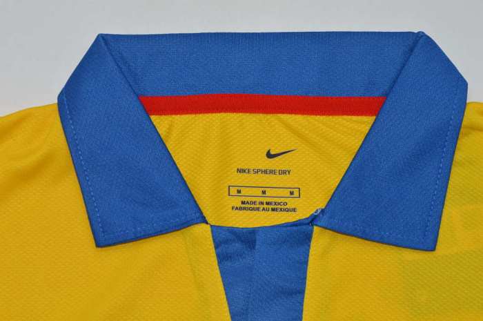 with FMF Patch Retro Jersey 2006-2007 Club America Aguilas S.CABANAS 9 Home Soccer Jersey Vintage Football Shirt