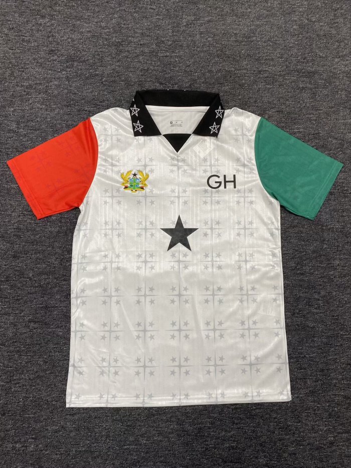 Fan Version 2026 Ghana White Soccer Training Jersey Football Shirt