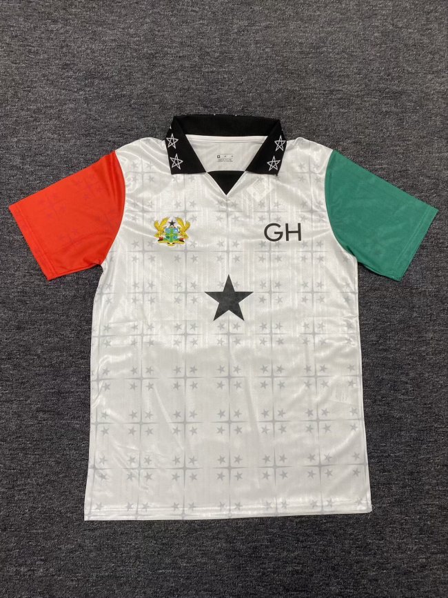 Fan Version 2026 Ghana White Soccer Training Jersey Football Shirt