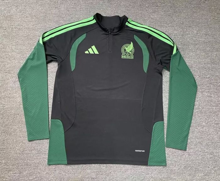 2025-2026 Mexico Black Soccer Training Sweater