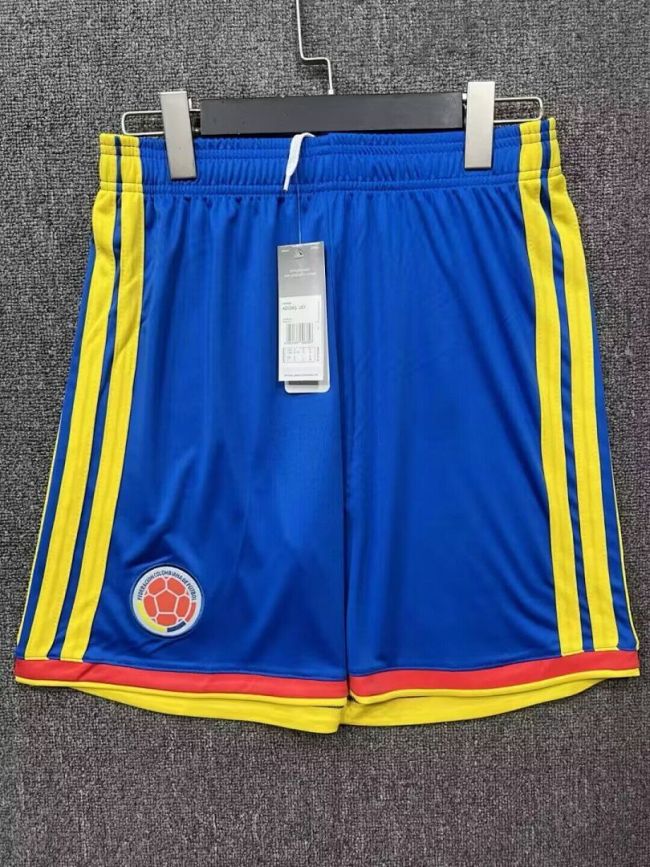Fan Version 2026 Colombia Home Soccer Shorts Football Shorts
