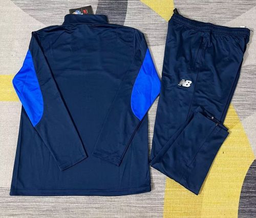 2025-2026 Porto Dark Blue Soccer Training Sweater and Pants Football Kit