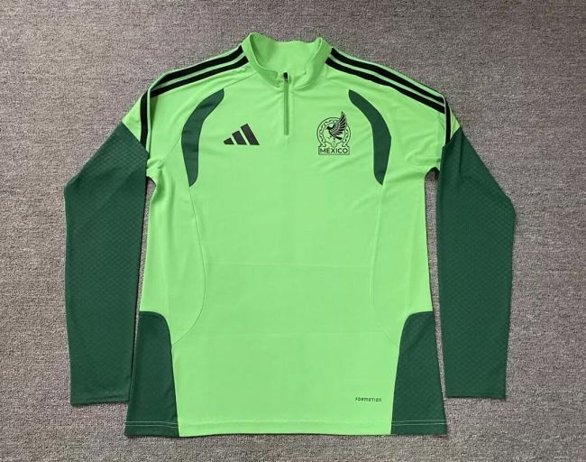 2025-2026 Mexico Green Soccer Training Sweater
