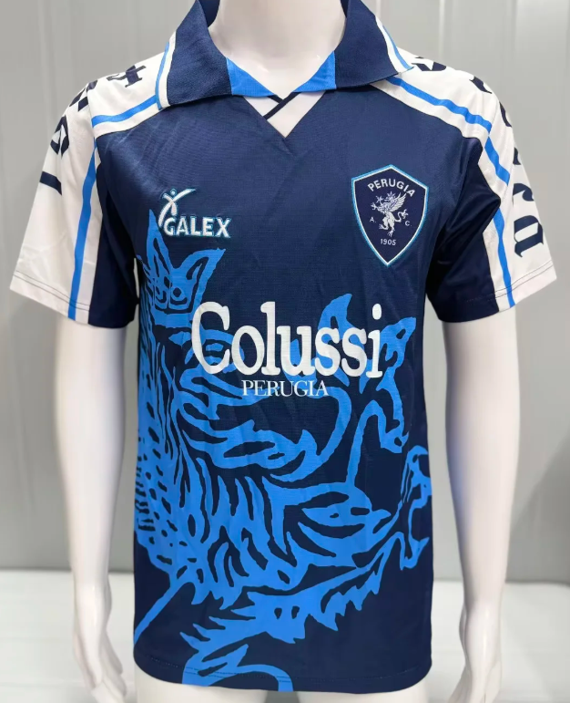Retro Jersey 1997-1998 AC Perugia Away Soccer Jersey Vintage Football Shirt
