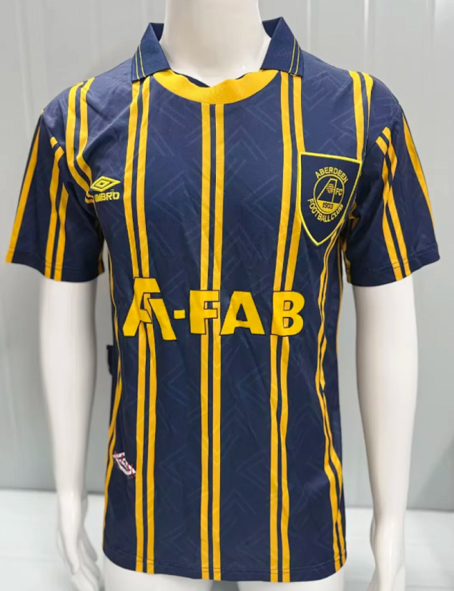 Retro Jersey 1993-1994 Aberdeen Away Soccer Jersey Vintage Football Shirt