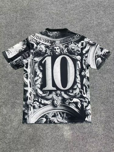 Maillot Juve Shirt Fans Version 2025-2026 Juventus Del Piero 10 Prematch Shirt Soccer Training Jersey