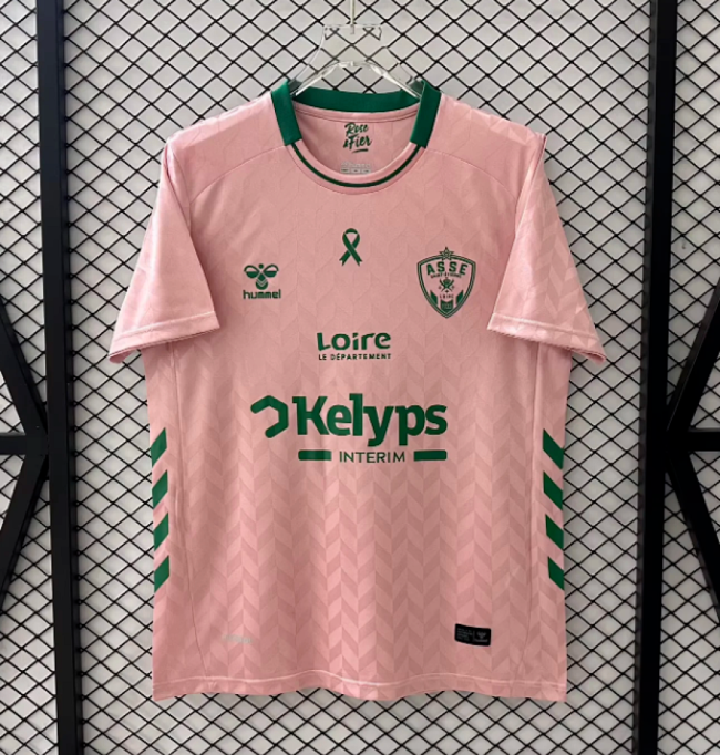 Fan Version 2025-2026 Saint-Étienne Pink Special Edition Soccer Jersey Football Shirt