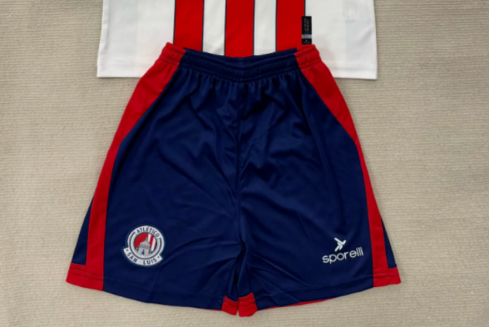 Fan Version 2025-2026 Atlético de San Luis Home Soccer Shorts Football Shorts