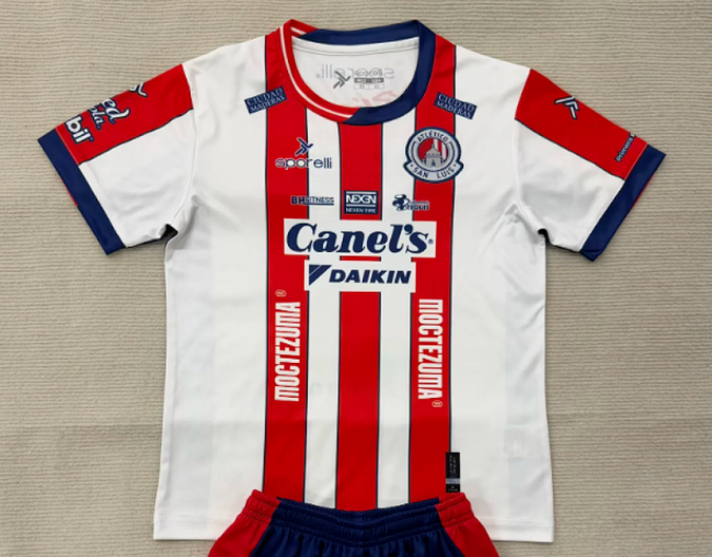 Fan Version 2025-2026 Atletico San Luis Home Soccer Jersey Atlético San Luis Football Shirt