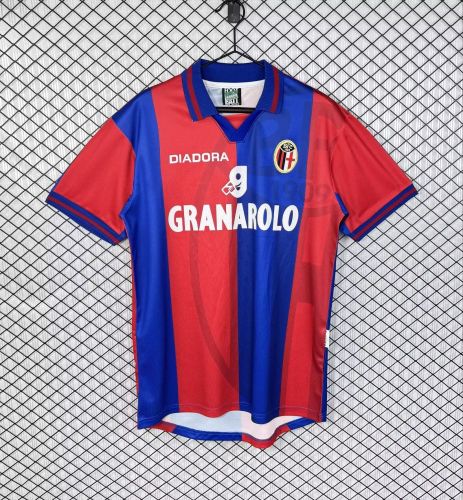 Retro Jersey 1997-1998 Bologna Home Soccer Jersey Vintage Football Shirt
