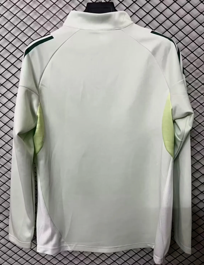 2025-2026 Zaragoza Light Green Soccer Training Sweater