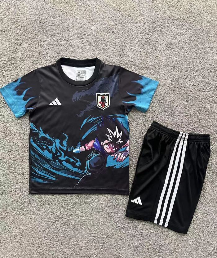 Youth Uniform Kids Kit 2025 Japan Comic Soccer Jersey Shorts Child Football Set