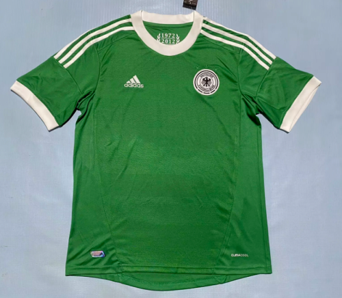 Retro Jersey 2012 Germany Away Green Soccer Jersey Vintage Football Shirt