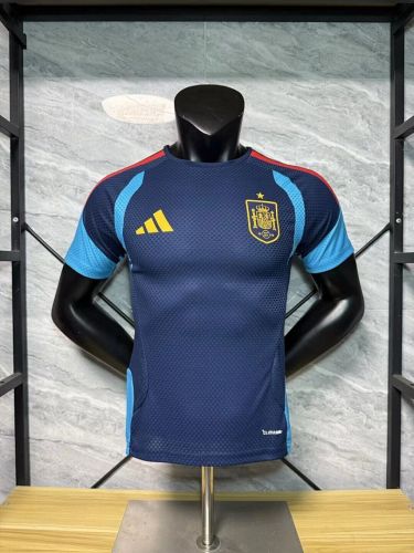 Player Version 2026 Spain Dark Blue Soccer Training Jersey España Camisetas de Futbol