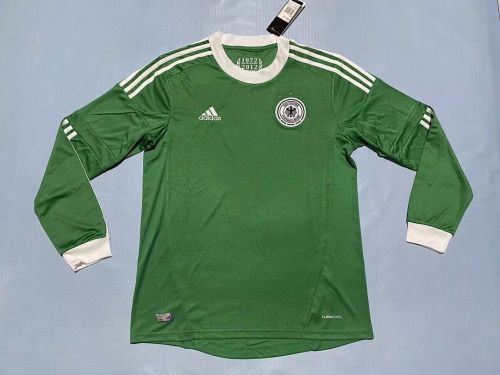 Long Sleeve Retro Jersey 2012 Germany Home Soccer Jersey Vintage Football Shirt