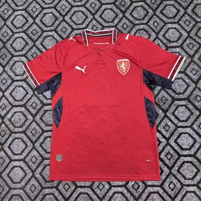 Fan Version 2026 Czech Republic Home Soccer Jersey Football Shirt