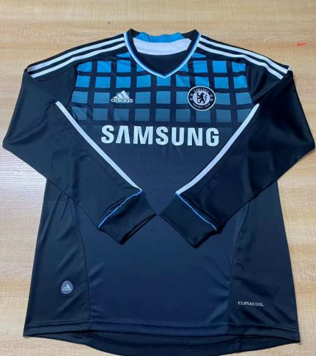 Long Sleeve Retro Jersey 2011-2012 Chelsea Away Soccer Jersey Vintage Football Shirt