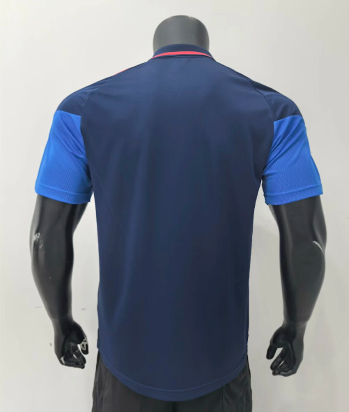 Fan Version 2026 Colombia Dark Blue Soccer Polo Football Polo
