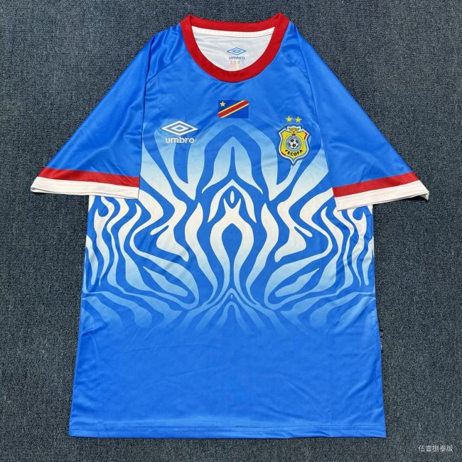 Fans Version 2026 Congo Blue Soccer Jersey Football Shirt