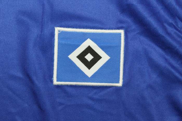 Retro Jersey 2000 HSV Hamburg SV BARBAREZ 17 Away Blue Soccer Jersey Hamburger Vintage Football Shirt