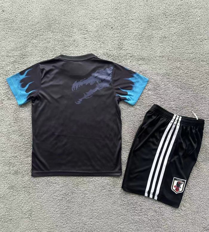 Youth Uniform Kids Kit 2025 Japan Comic Soccer Jersey Shorts Child Football Set